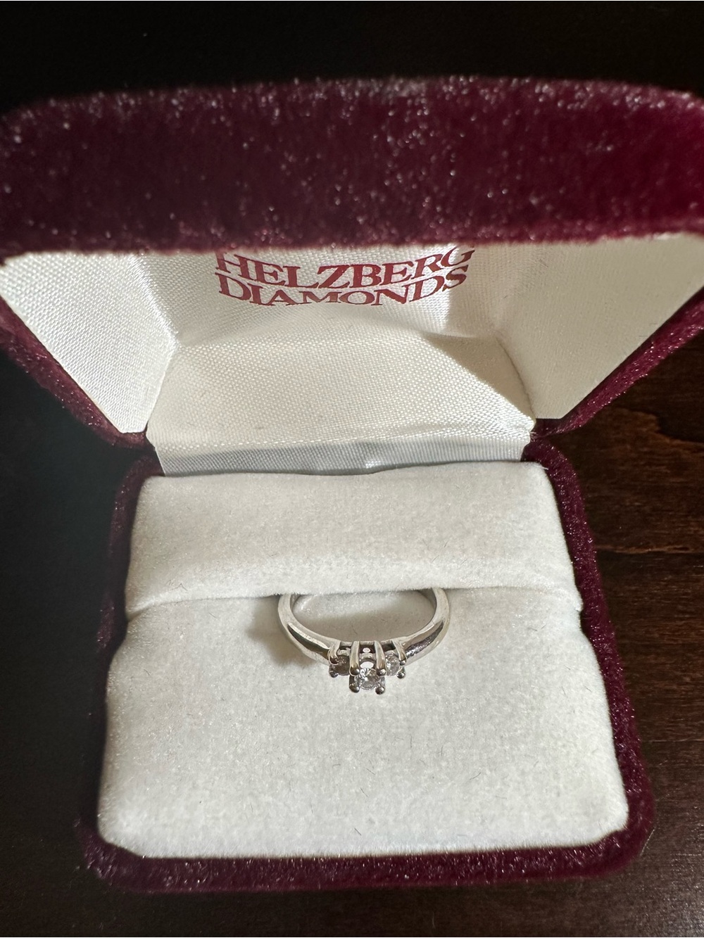 Helzberg Diamonds 14k White Gold Diamond Ring